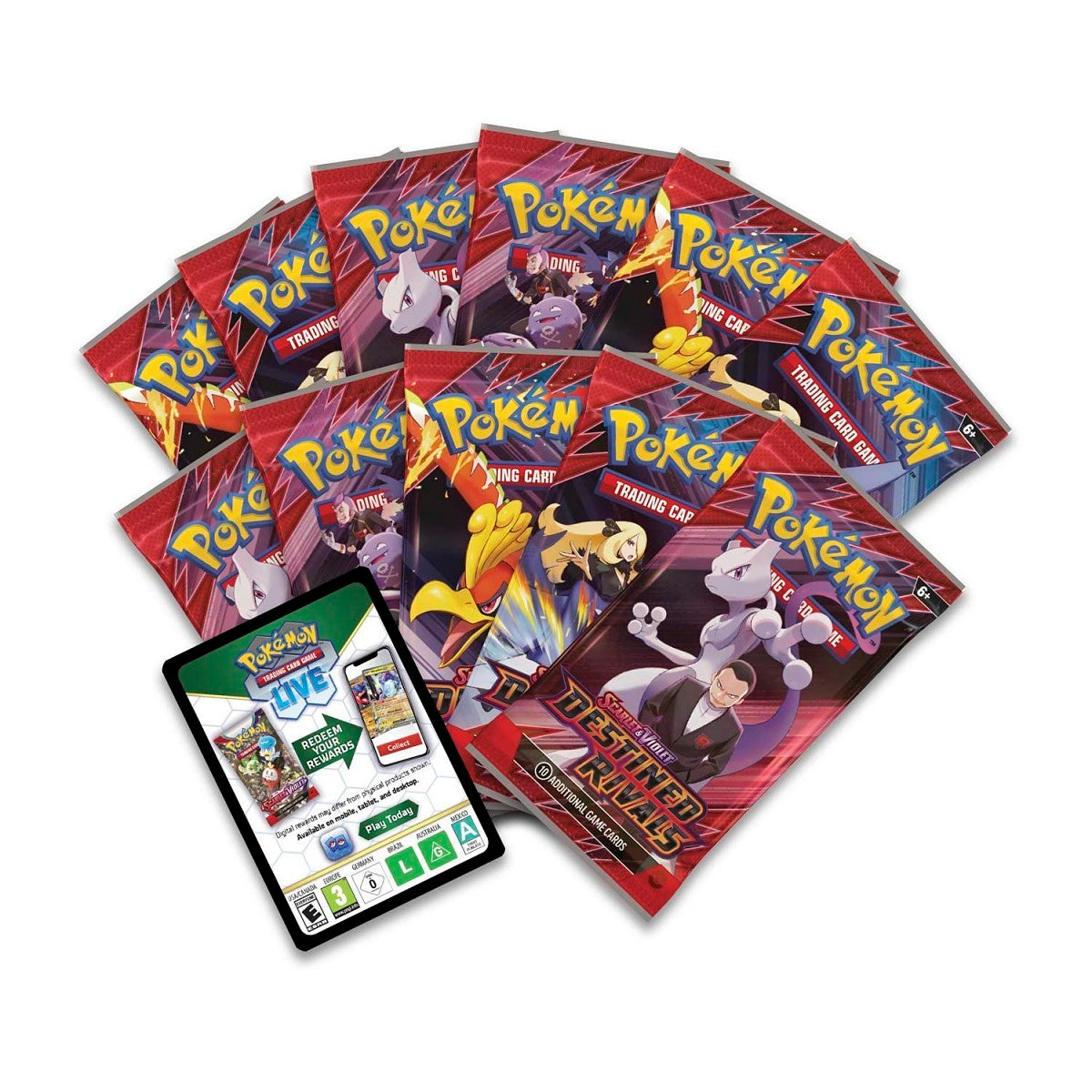 Pokémon TCG: Scarlet & Violet 10: Destined Rivals: Elite Trainer Box PKC