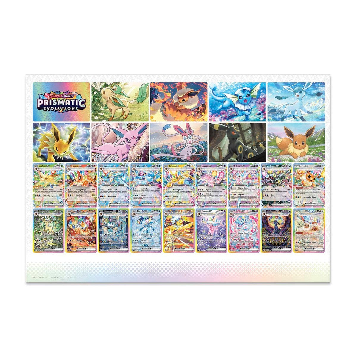 Pokémon TCG: Scarlet & Violet 8.5: Prismatic Evolutions: Poster Collection
