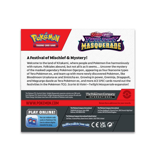 Pokémon TCG: Scarlet & Violet 6: Twilight Masquerade: Booster Display Box