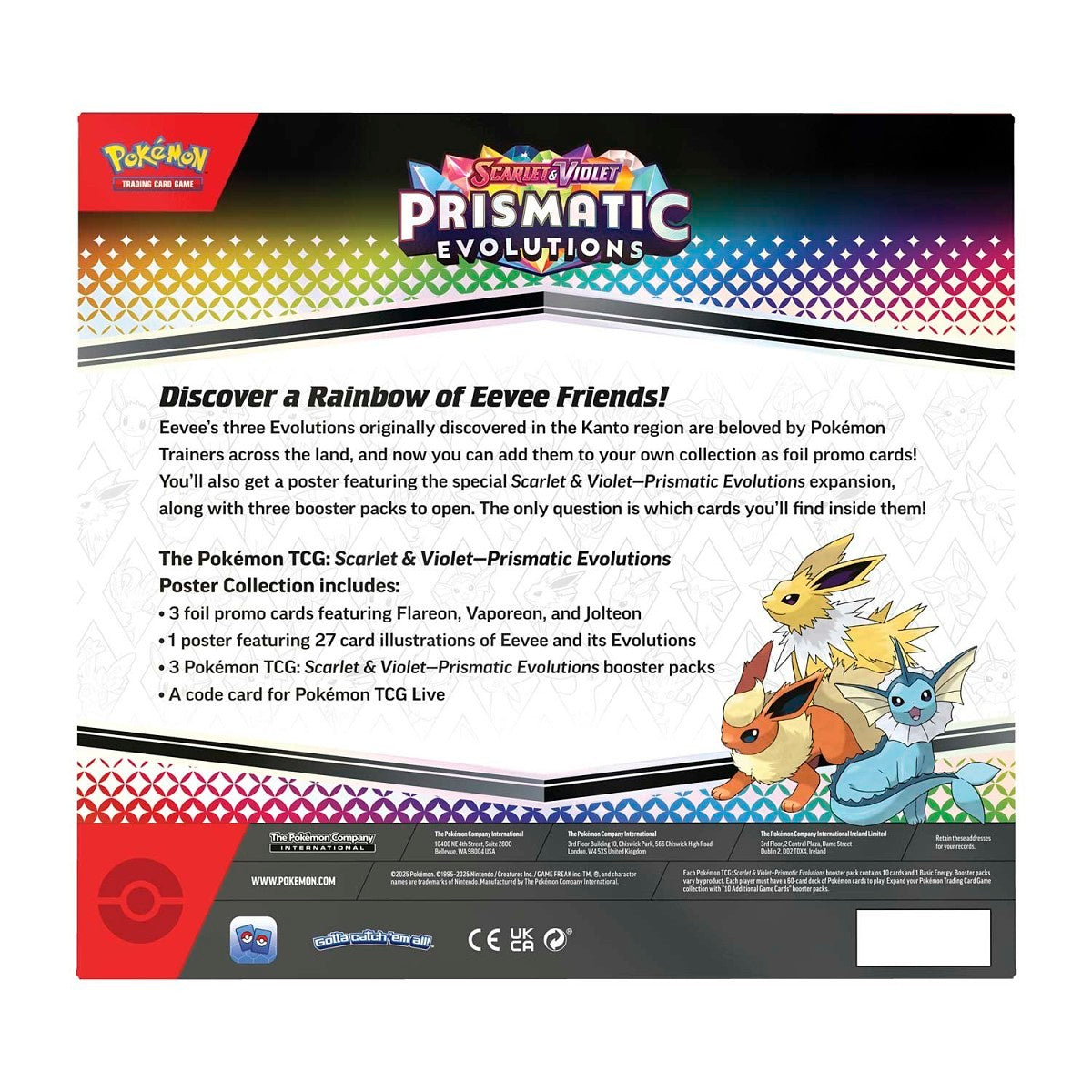 Pokémon TCG: Scarlet & Violet 8.5: Prismatic Evolutions: Poster Collection